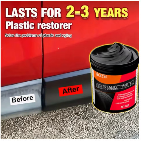 Car interior polish black