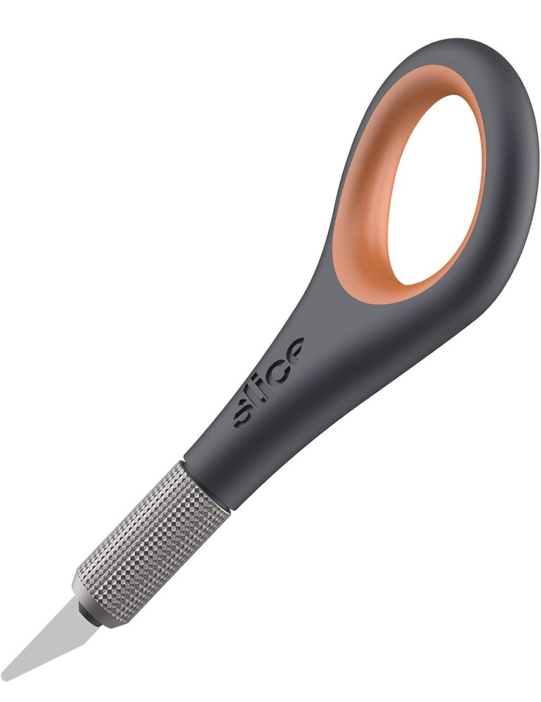 Slice Precision Knife, Finger Grip for Precision and Control, Safe Ceramic Blade