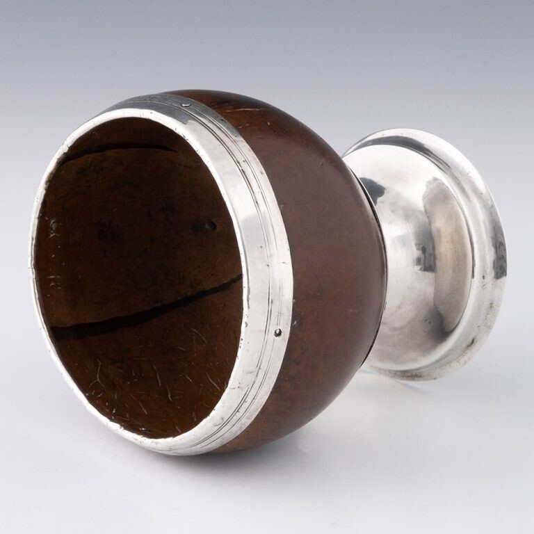 Coconut Cup with Silver Mounts c1800
