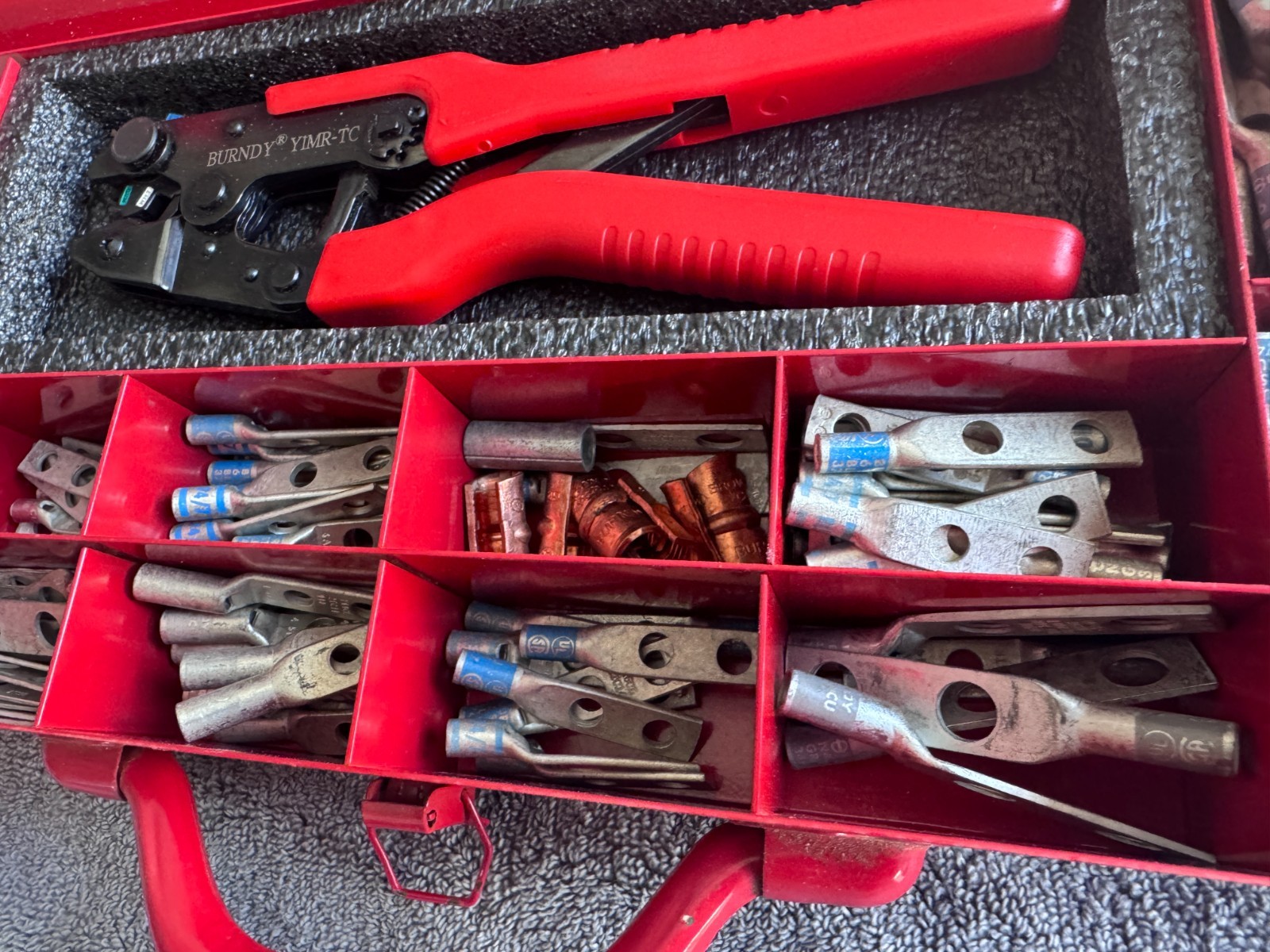 Burndy Compression System Ratcheting Crimper Y1MRTC Kit