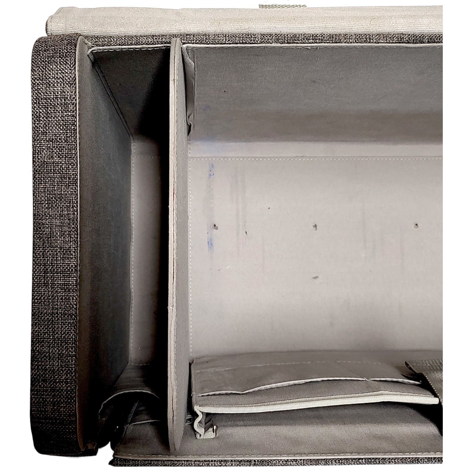 Cricut Craft Tote Grey Tweed Travel Storage Case (No Handle Or Wheels)