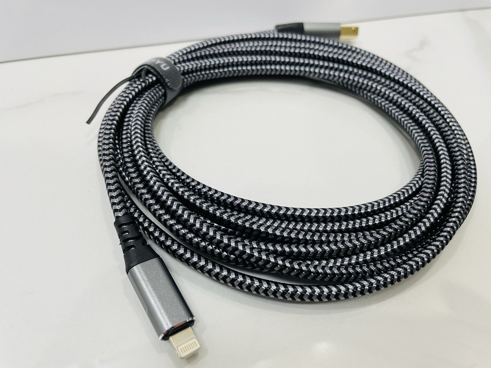 Lightning To Midi Cable 15 Ft High Quality Audio Cables