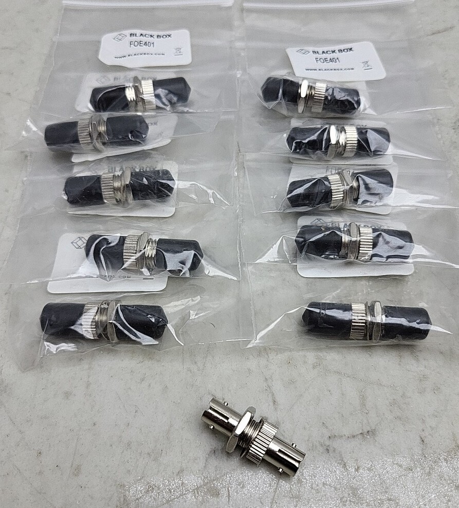 11 Pack Black Box FOE401 Adapter Type A ST Multimode