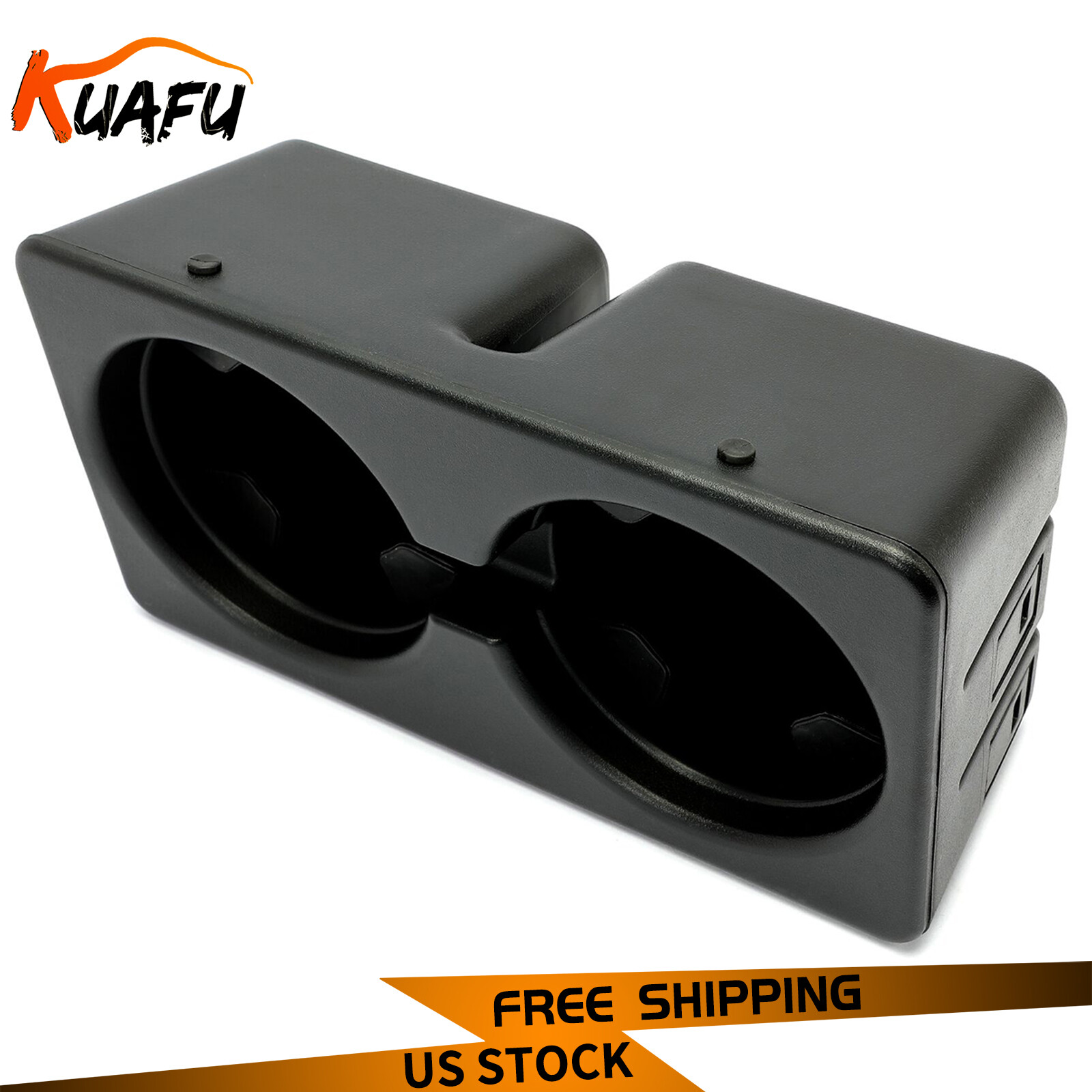 Dual Console Cup Holder Drink For 07-14 Chevy Silverado Tahoe GMC Sierra Yukon