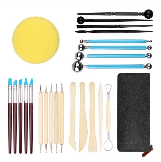 Polymer Clay Tools, Pottery  tool, Modeling Clay Sculpting Tools Set