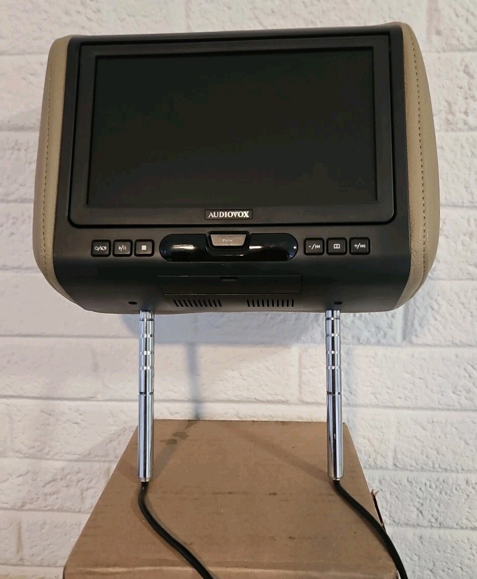 Audiovox MTG AVXMTGHR9HD 9" Headrest Monitor DVD HDMI, USB, Wireless Headphones