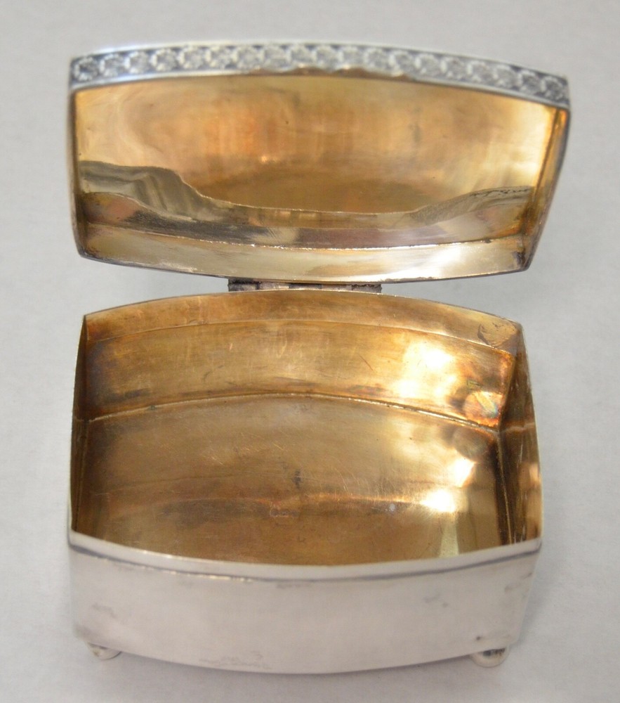 Polish Art Deco 800 Silver Footed Box