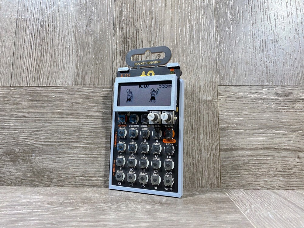 T.E. Pocket Operator Ultra Minimal Case & LCD Protector - Color GRAY - USA