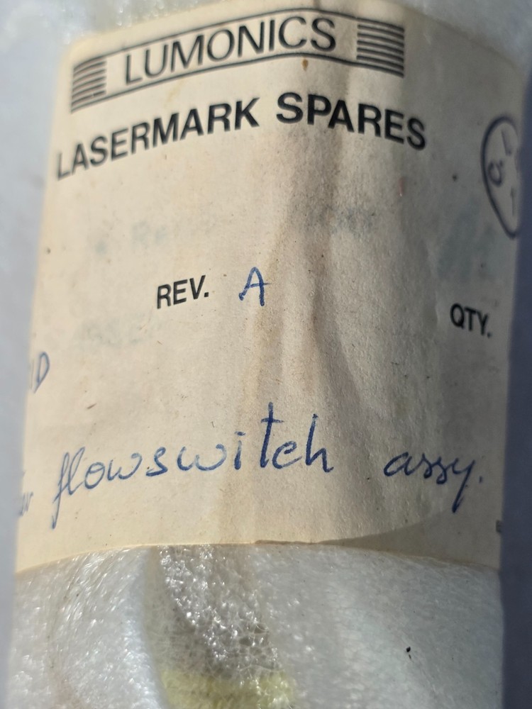 Lumonics LS3FAD91D LaserMark Spares Flowswitch Assy.