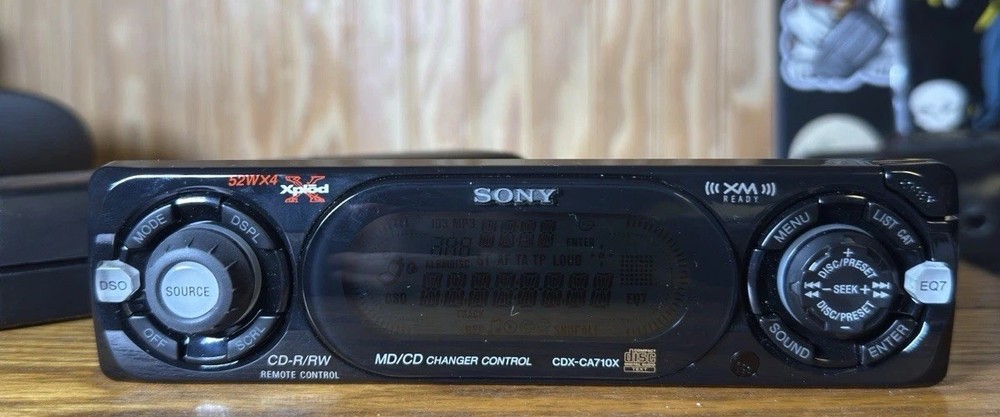 SONY CDX-CA710X CAR STEREO W/ Case NOT TESTED