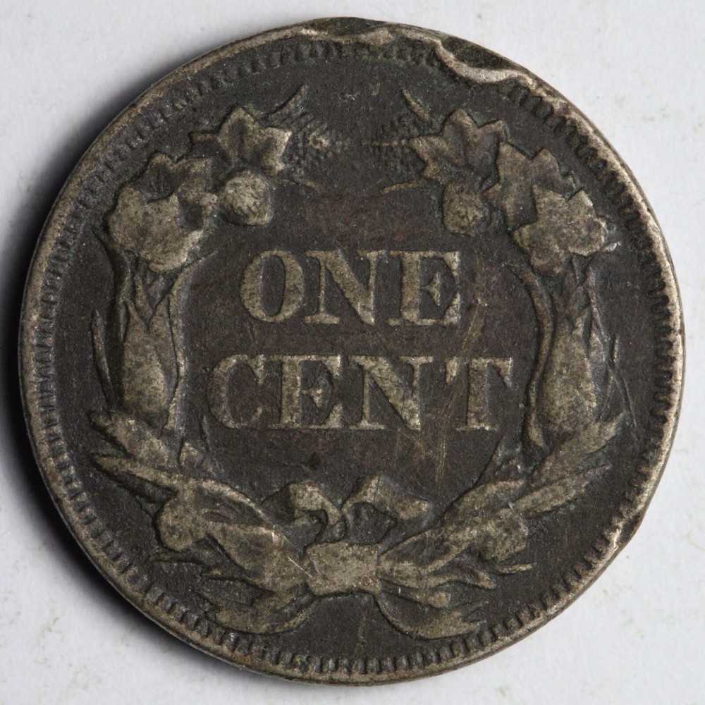 1857 Flying Eagle Cent Penny VF/XF E186 SNM