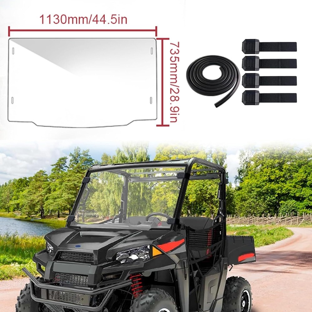 Scratch-Resistant Front Full Windshield For Ranger Ranger Midsize EV 2015-2022