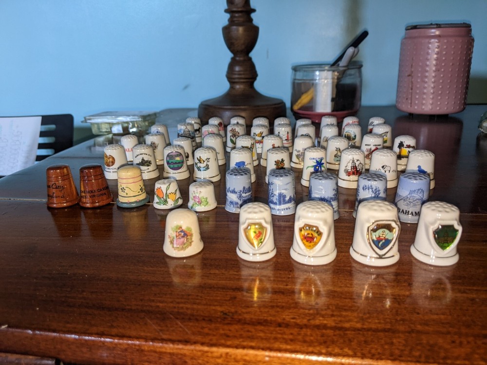 thimbles collectibles lot 50+