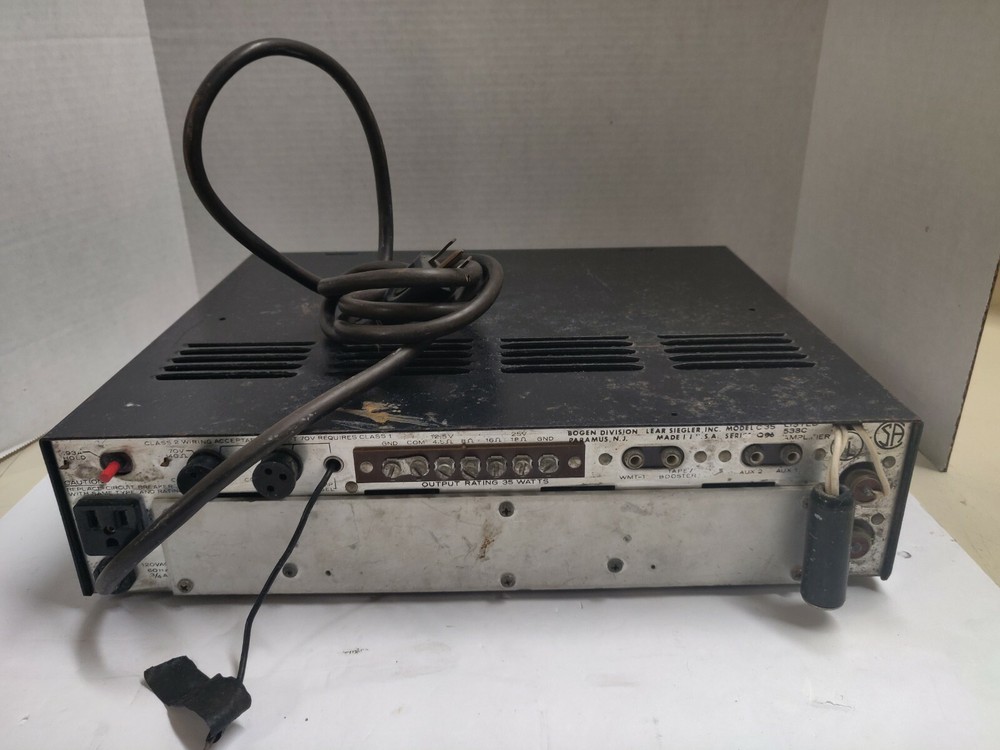 Bogen Challenger Solid State PA System Amplifier Model C-35