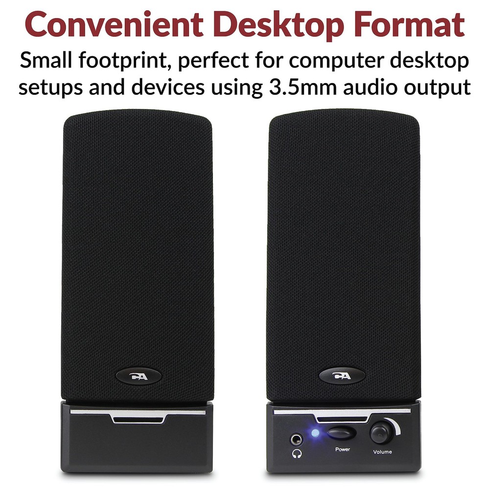 Cyber Acoustics CA-2014 multimedia desktop computer speakers