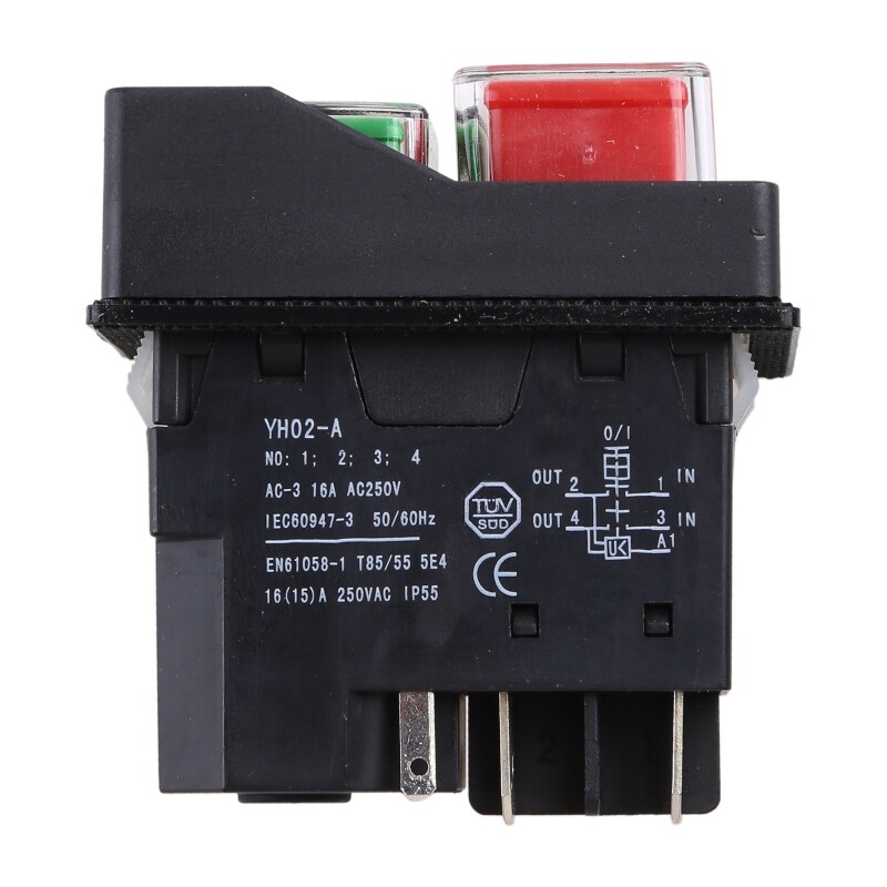 Electromagnetic Button Machine Tool Accessories IP55 Waterproof
