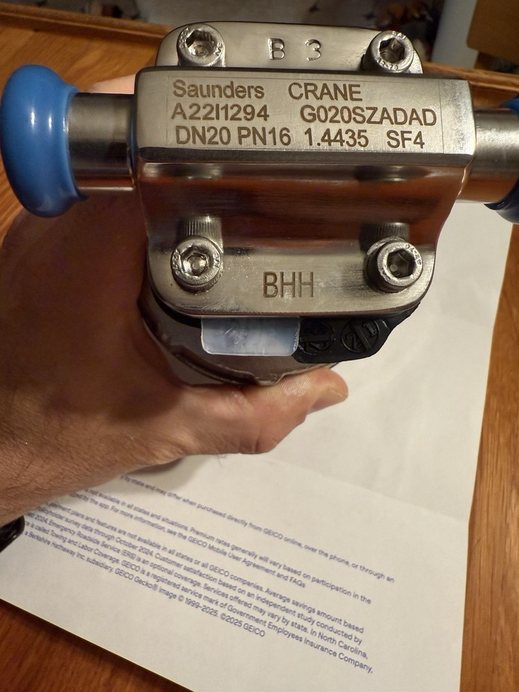 Saunders EC Piston actuator 33750