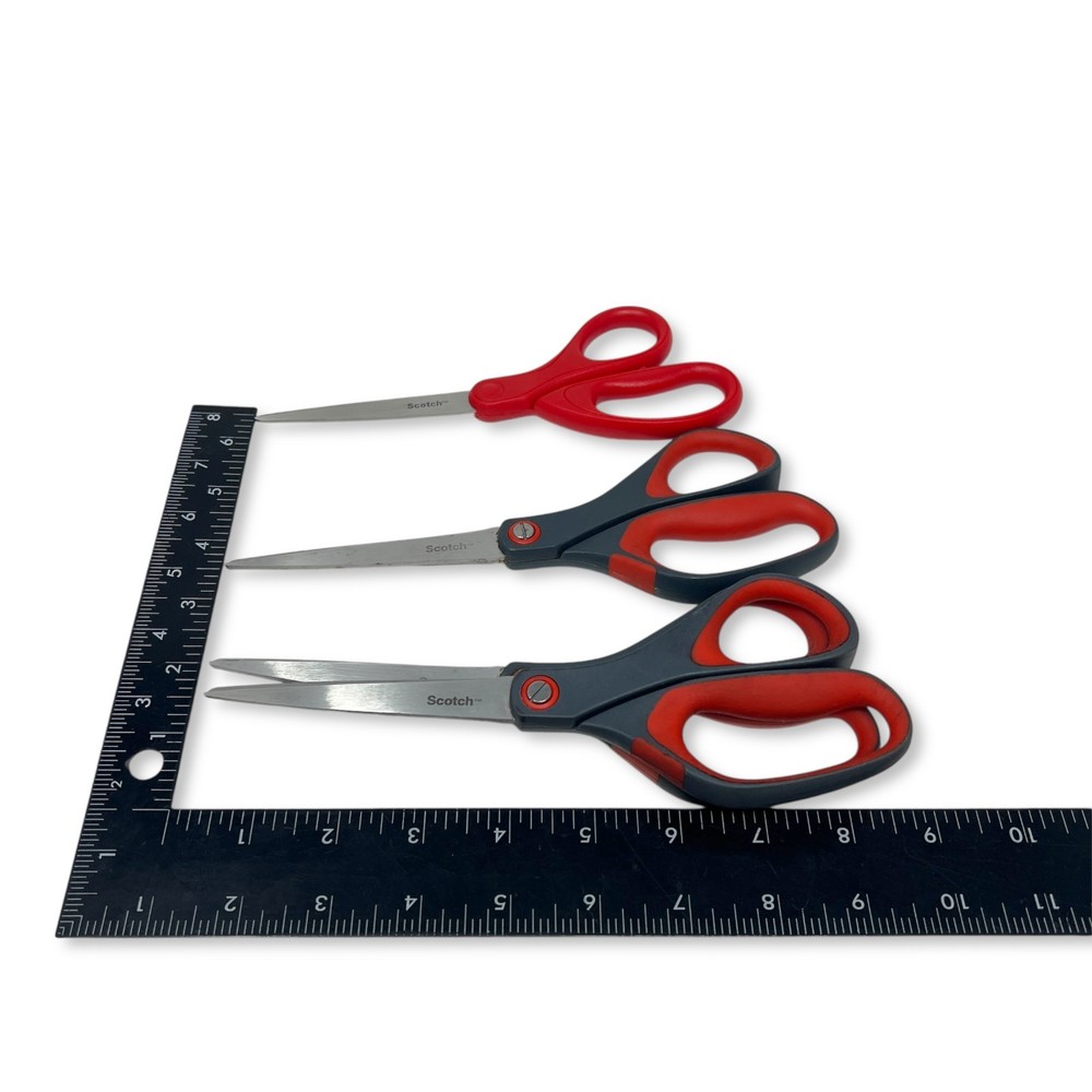 Scotch Multi-Purpose Scissors Set 8 Inch and Precision 4-Piece Mixed