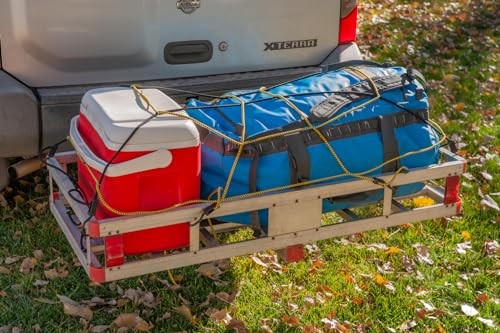 6141 Zip Net Adjustable Cargo Net, Black/Yellow