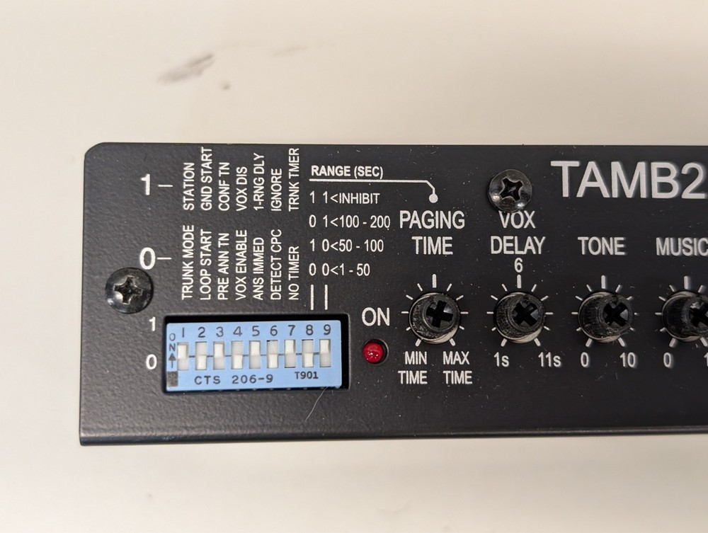 New Open Box Bogen TAMB2 Telephone Paging Access Module - NOS - READ