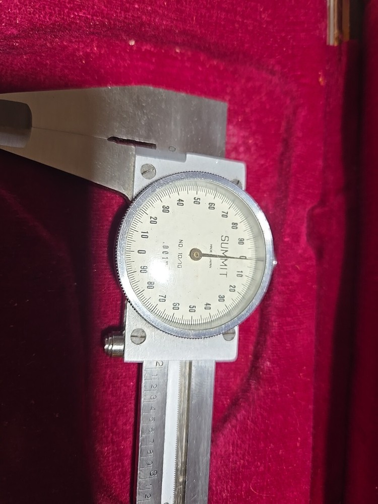 Summit Precision Dial Caliper Stainless Hardened 0-4"