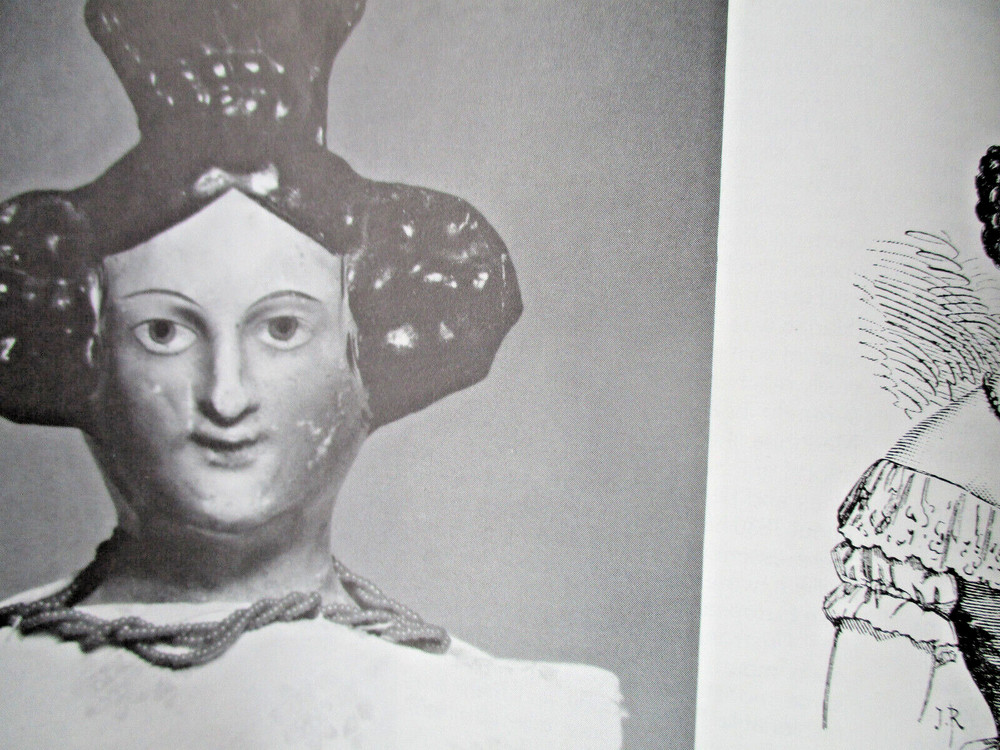 8p German Papier Mache Doll History Article / Hillier