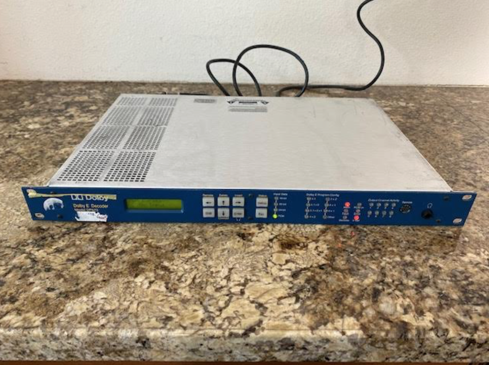 Dolby DP572 Professional Dolby E Decoder Multichannel Audio Distribution system