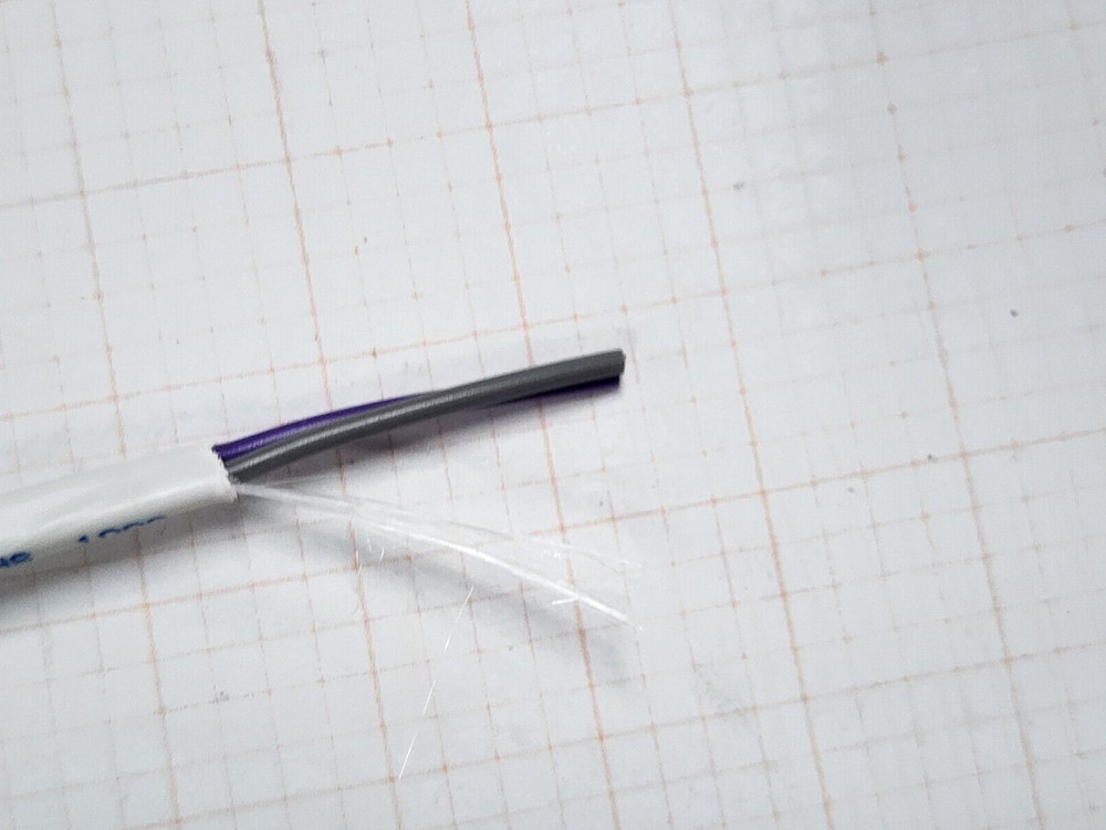 Belden Wire 2285P 18/2C Solid Plenum Light Dimmer Control Cable CMP White /50ft