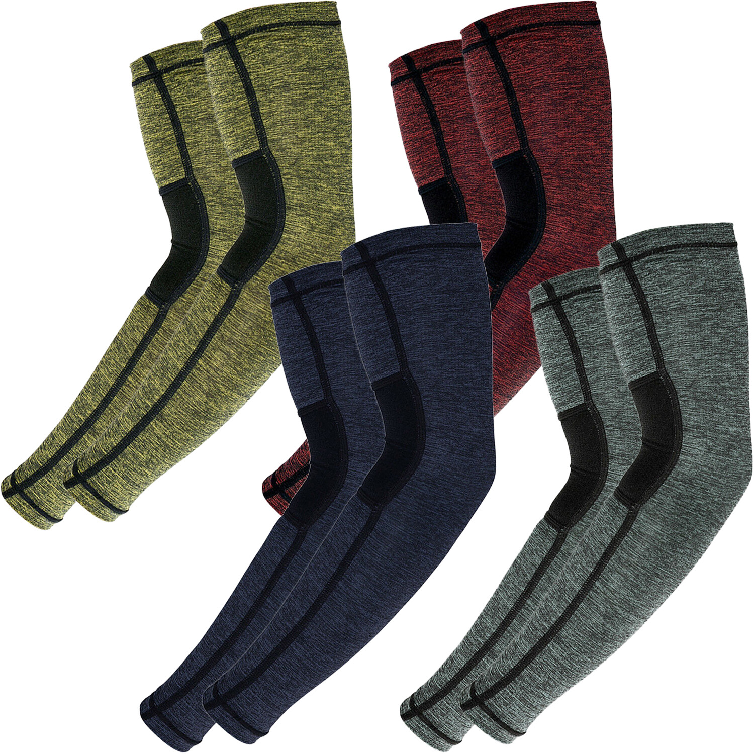 Arm Sleeves Cooling UV Sun Protection Sports Compression Arm Cover for Men Women