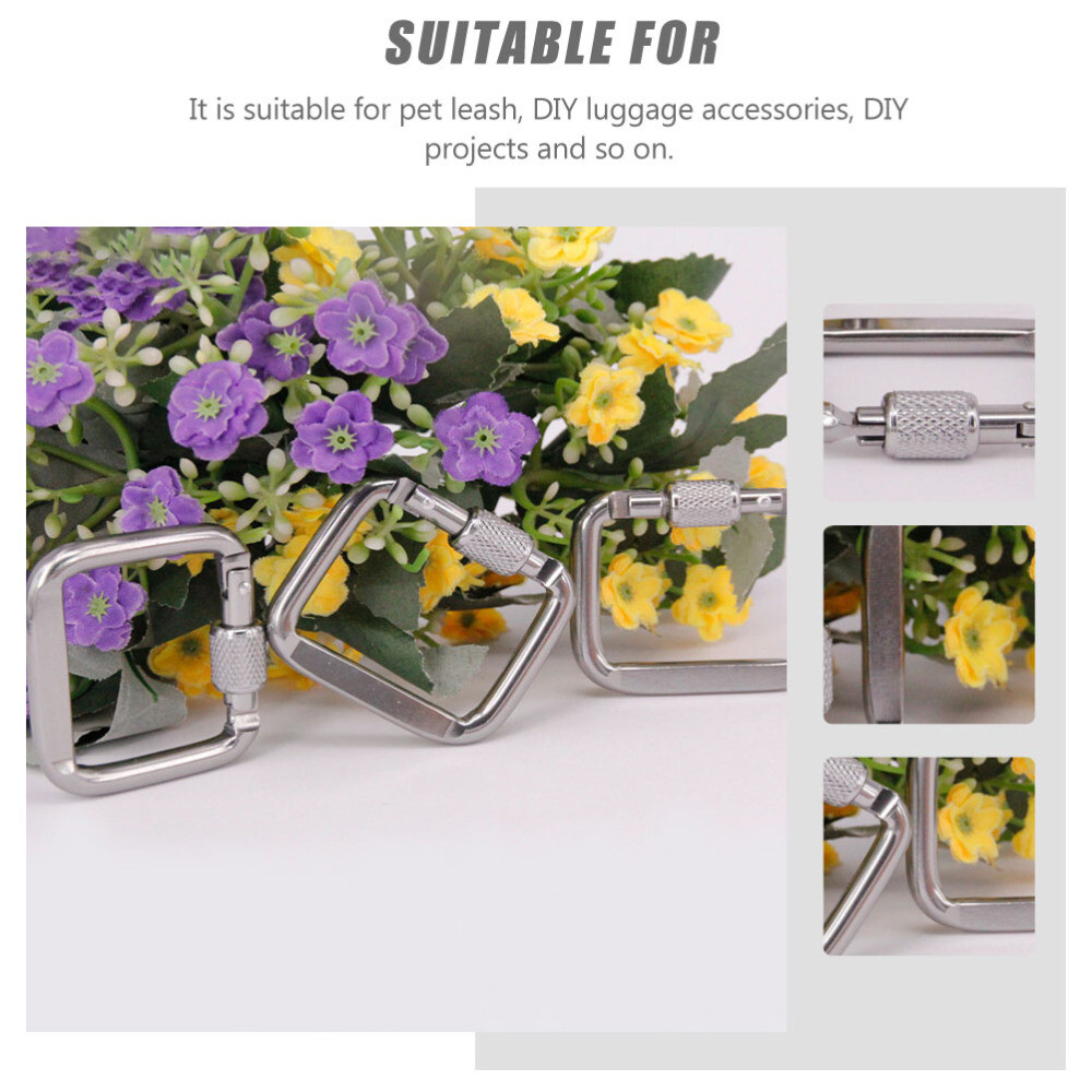 Keychains Spring Snaps Buckle Quick Link Carabiner Safety Locking