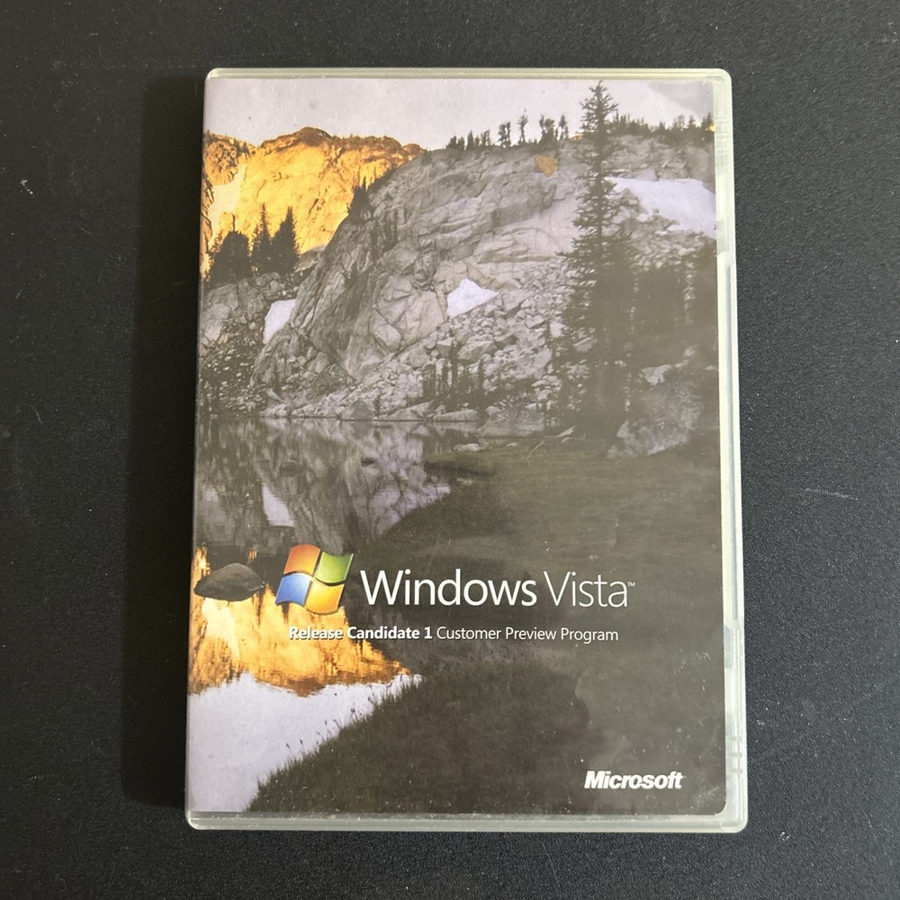 Windows Vista Release Candidate 1 Customer Preview Program DVD 2-Disc 32/ 64 Bit