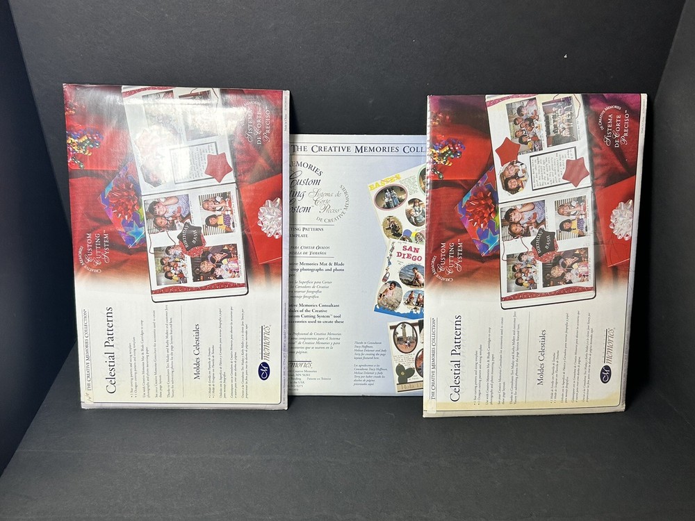 Creative Memories Patterns for CM Cutting System 3 Pkgs Celestial, Oval