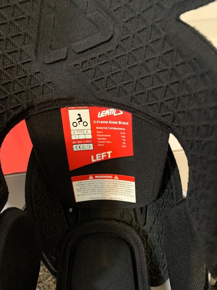 Leatt Knee Brace X-Frame Size US Large Left Knee 
