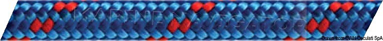 Osculati Double Braid Red 14 mm