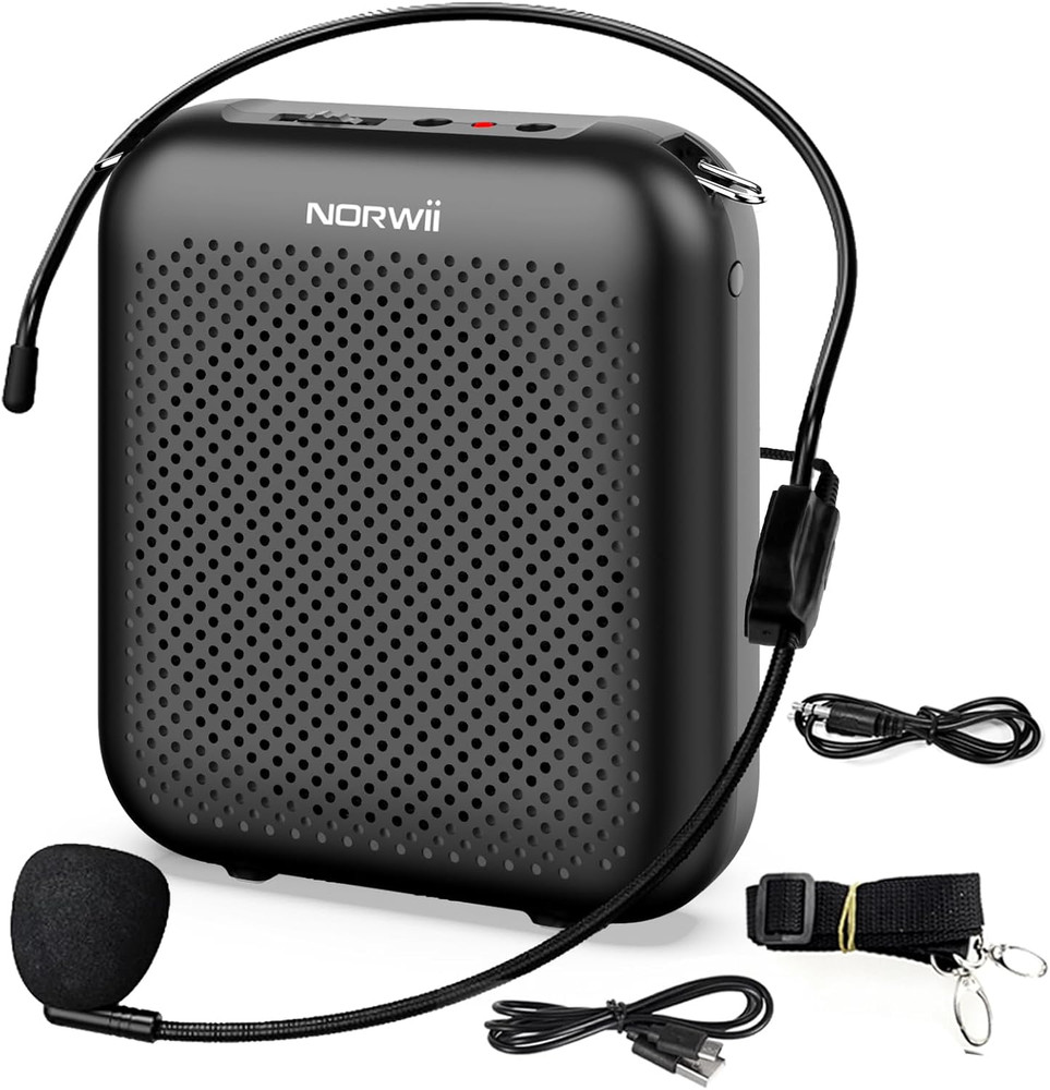 Norwii Bluetooth Voice Amplifier, Power Amplifiers, Portable Mini Wired