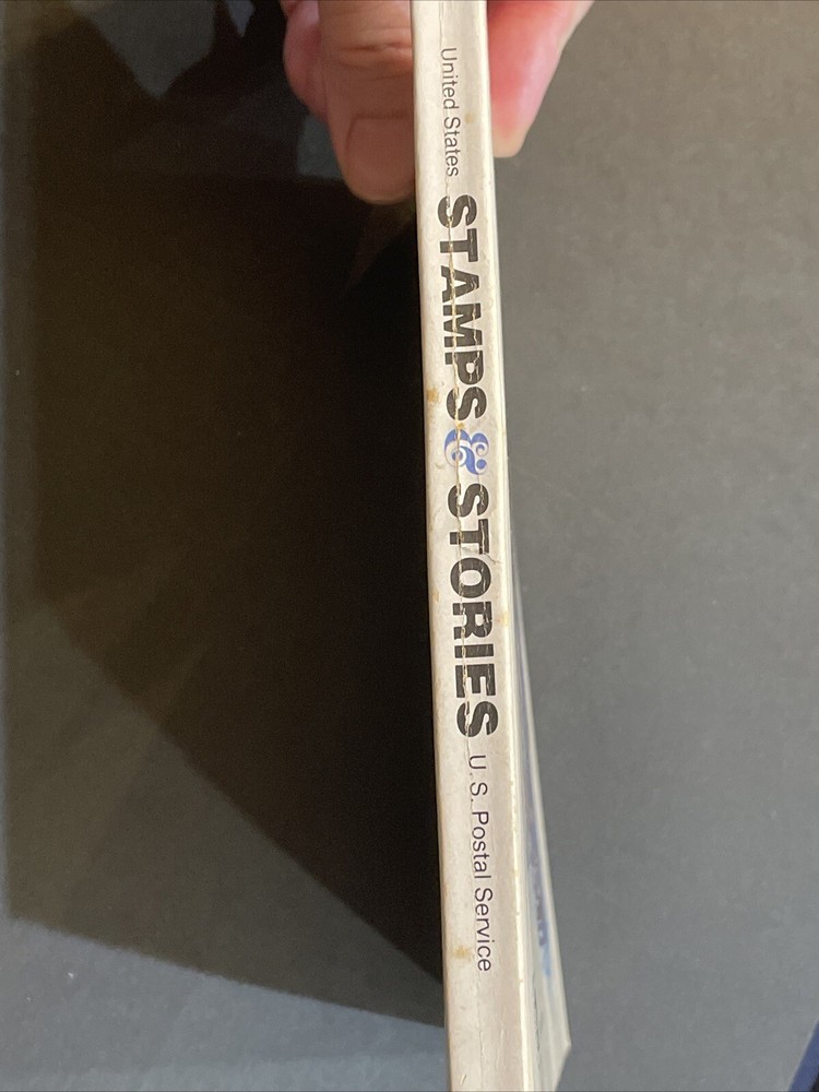 1972 USPS Stamps & Stories, 1st First Edition, Paperback Book