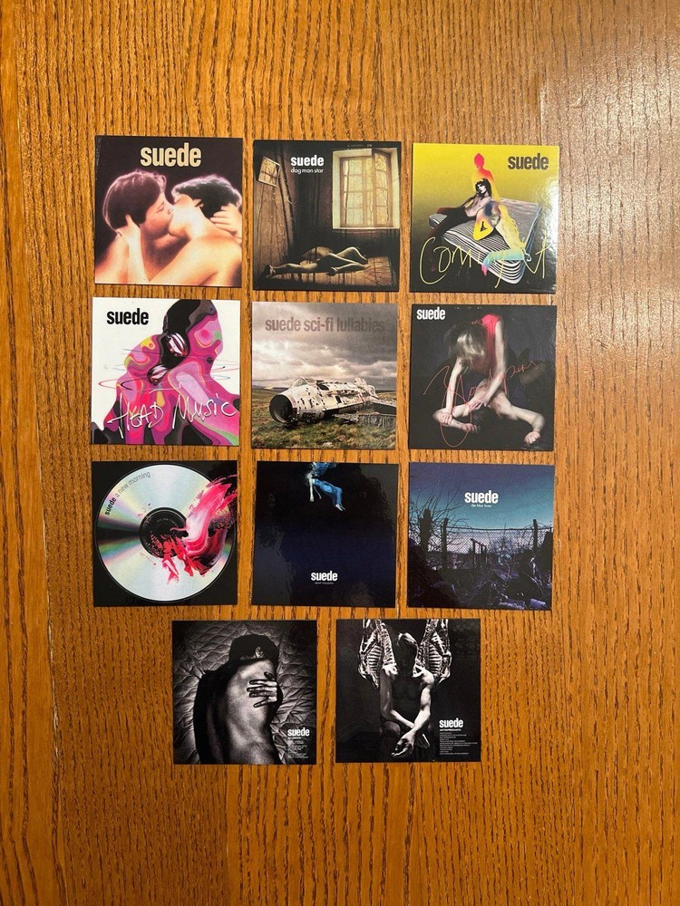 Suede fridge magnets