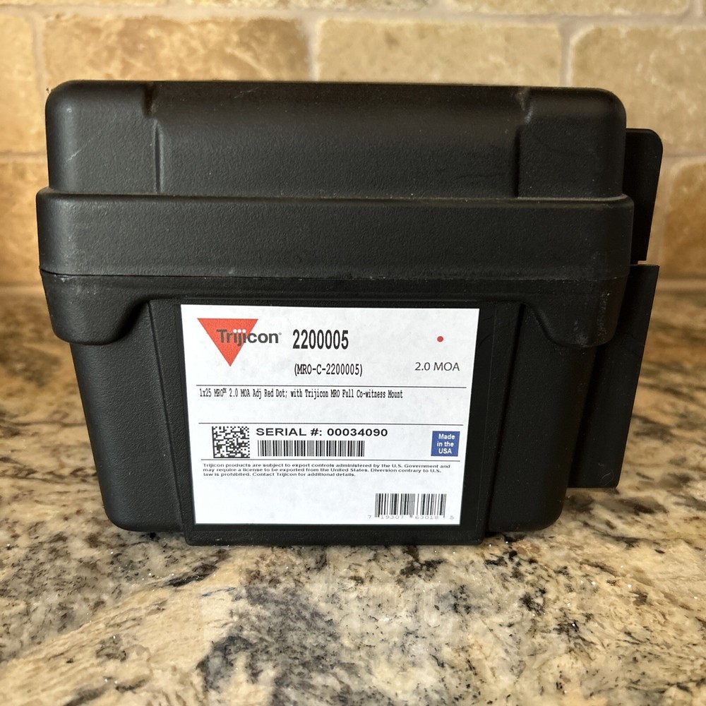 TRIJICON - Case - Plastic - Strong - OEM - (Box Only) 6" x 6"