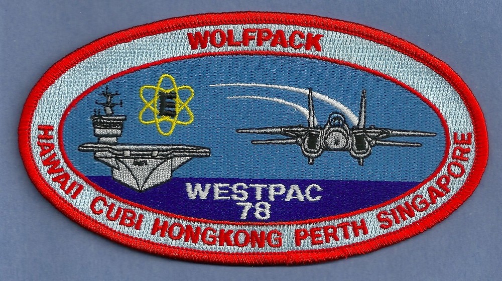 CVN-65 USS ENTERPRISE WESTPAC 1978 WOLFPACK PATCH
