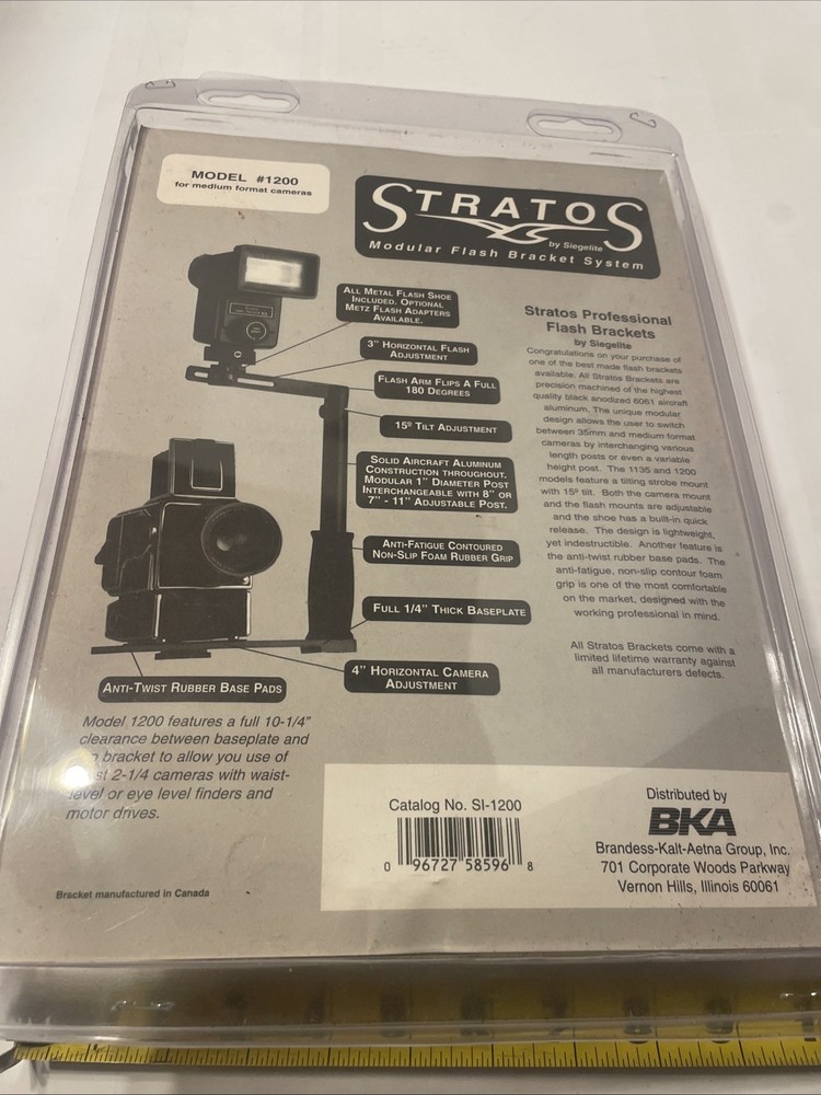 New Sealed Stratos Modular Flash Bracket System Model 1200