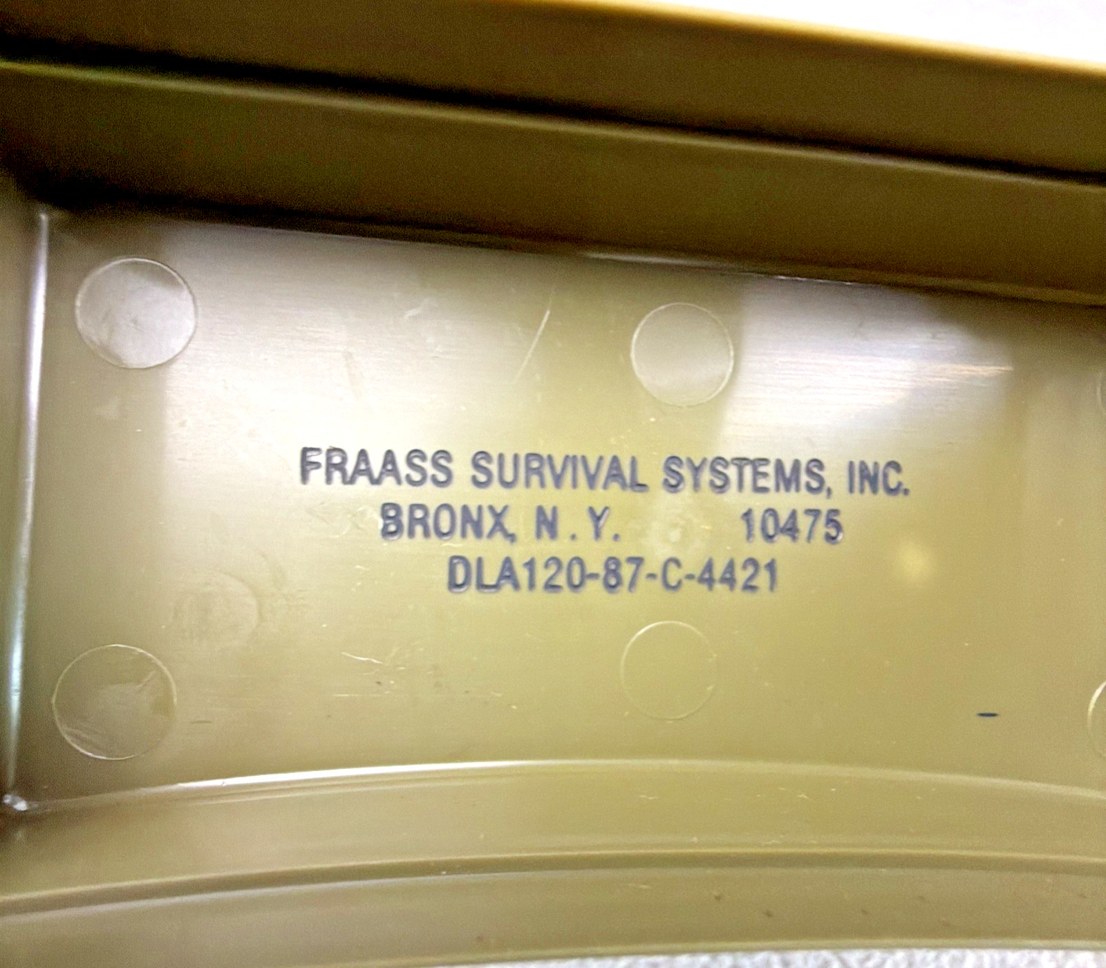 Vintage Military First Aid Kit Case And Contents 6545-01-094-6136