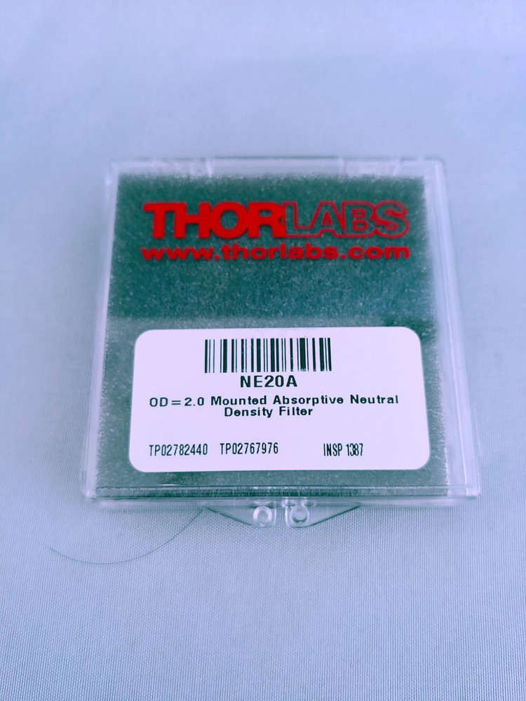 Thorlabs NE20A OD2.0 Ø25mm Absorptive ND Filter, SM1-Threaded Mount