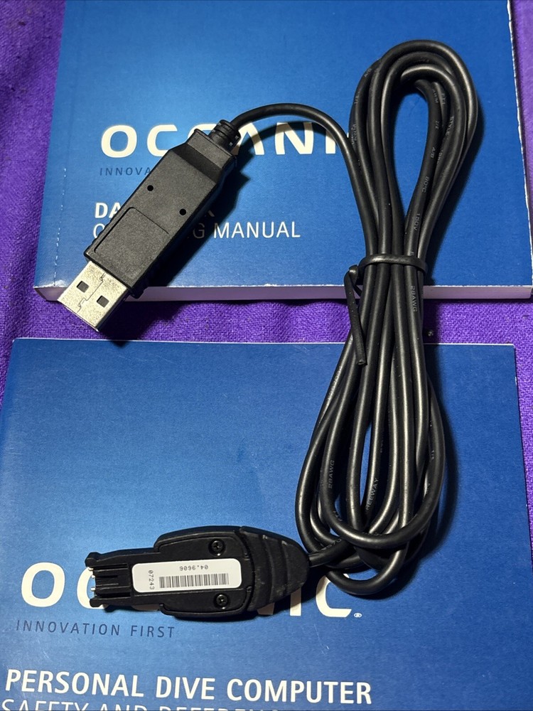 Oceanic Datamask Wireless Comp Mask Power Cord, Operating Manual, Demo Disk +++