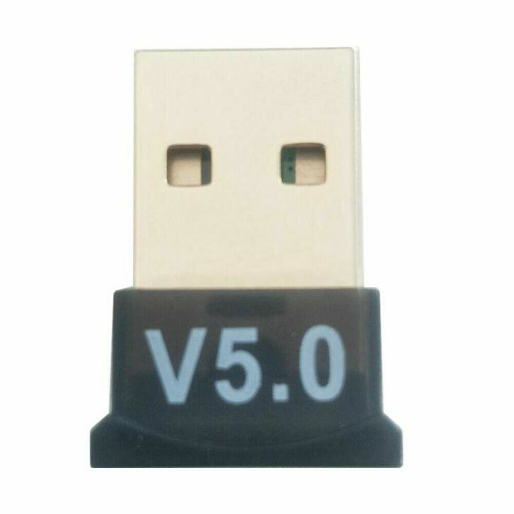 Real Bluetooth 5.0 USB Adapter Wireless Dongle For Desktop Laptop Windows PC TV