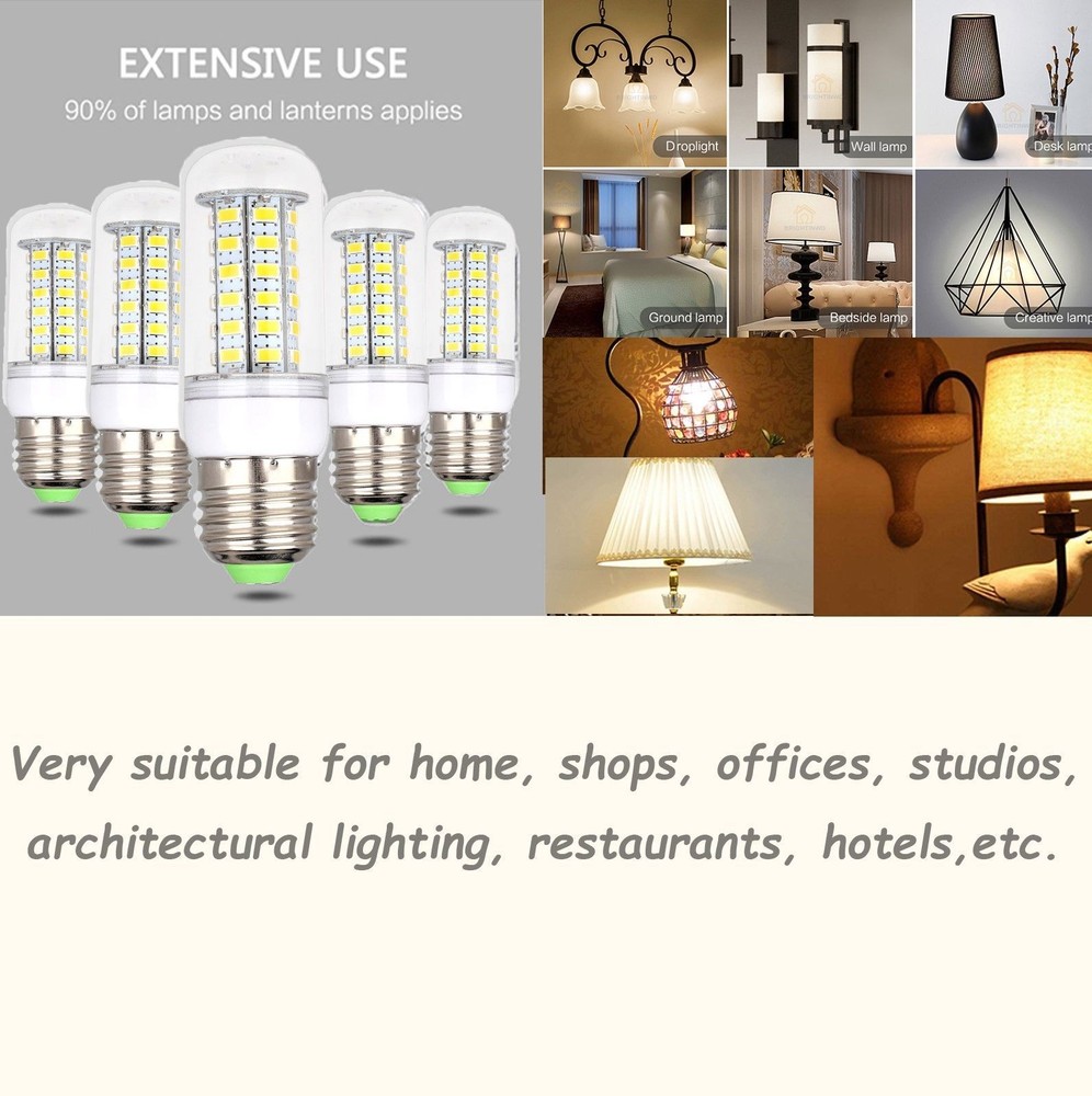 Led Corn Light Bulb Mogul Base E27 E12 E14 B22 E26 G9 5730 SMD Save Energy Lamp