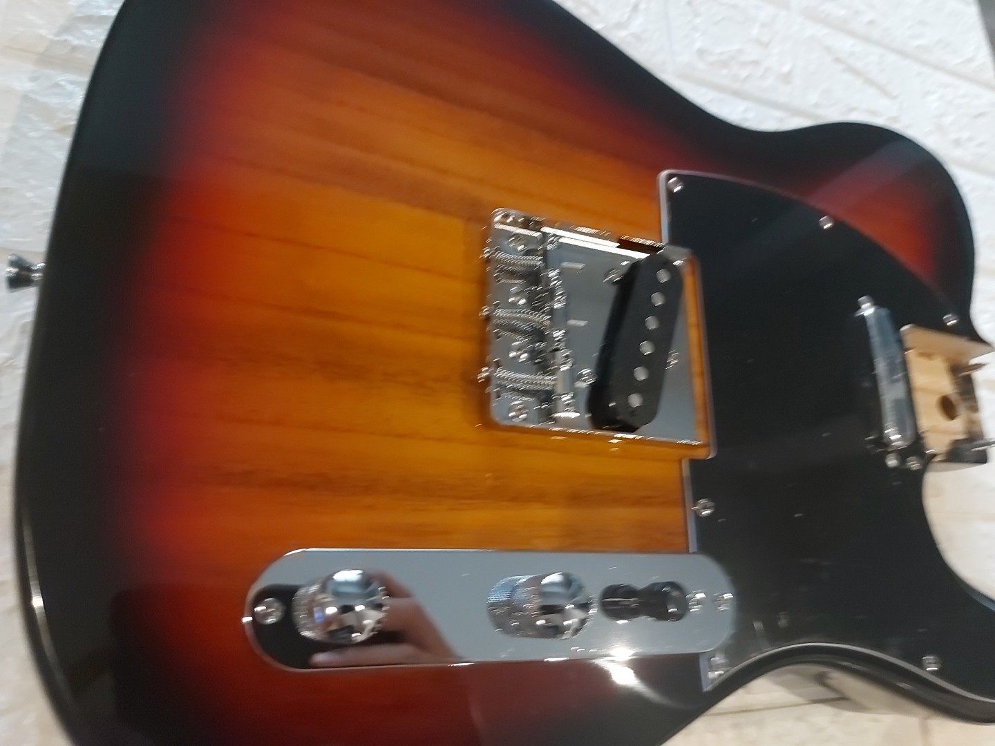 NEW LOADED Tele Style BODY Telecaster Sunburst On Black FAST SHIP! VERY NICE!