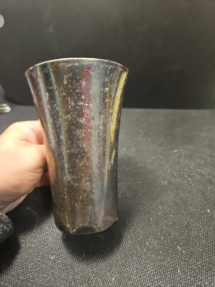 Antique Benedict Indestructo Sheffield 1918 Nickel Silver Mug Cup #1384