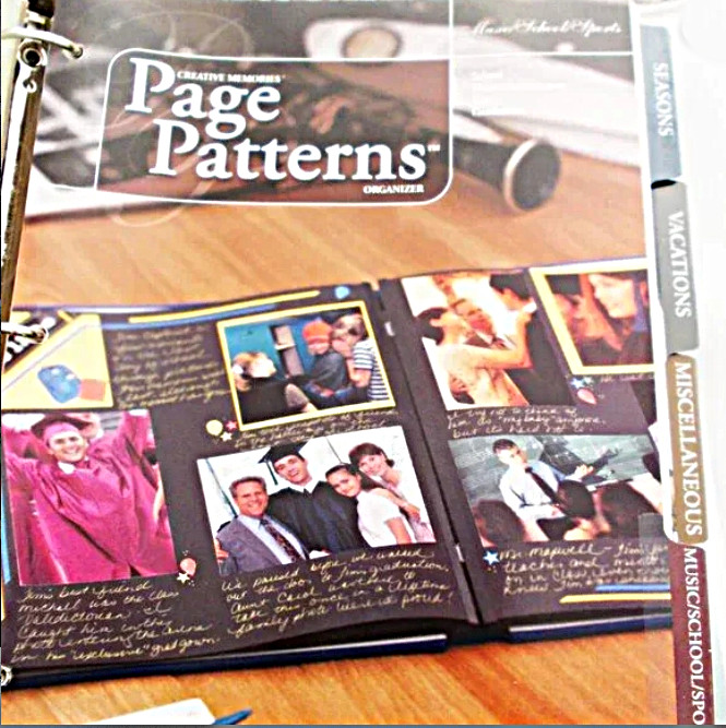Creative Memories Scrapbooking Binder Organizer Ideas Page Patterns