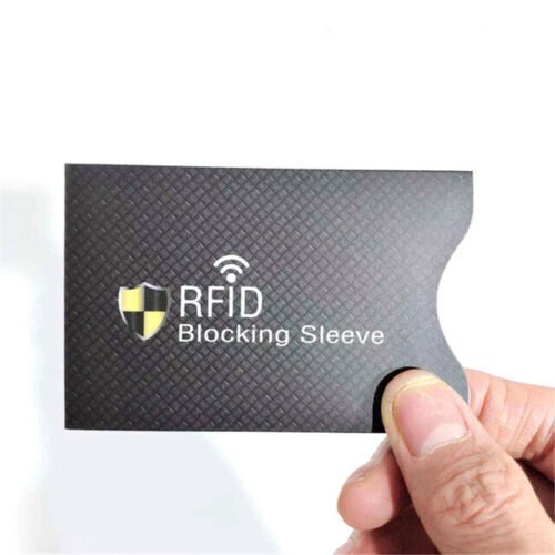 10x RFID Blocking Sleeves Credit Card Protector Holders Theft Protection Secure