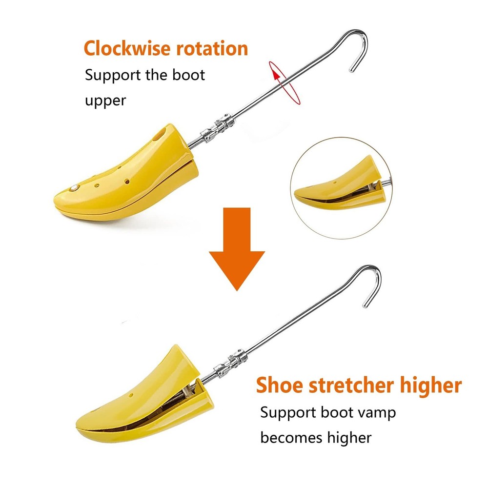 Shoe Instep Stretcher Adjustable Shoe Trees Higher Vamp Boot Shoe Support for...